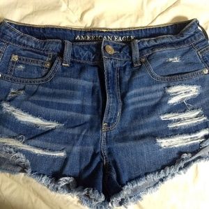 Womans American Eagle Tomgirl Shorties sz 8